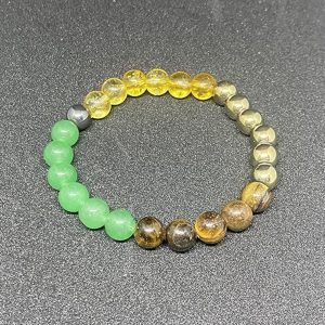 Money Magnet Bracelet | Tiger Eye, Amethyst, Citrine & More | Unisex 8 mm Beads